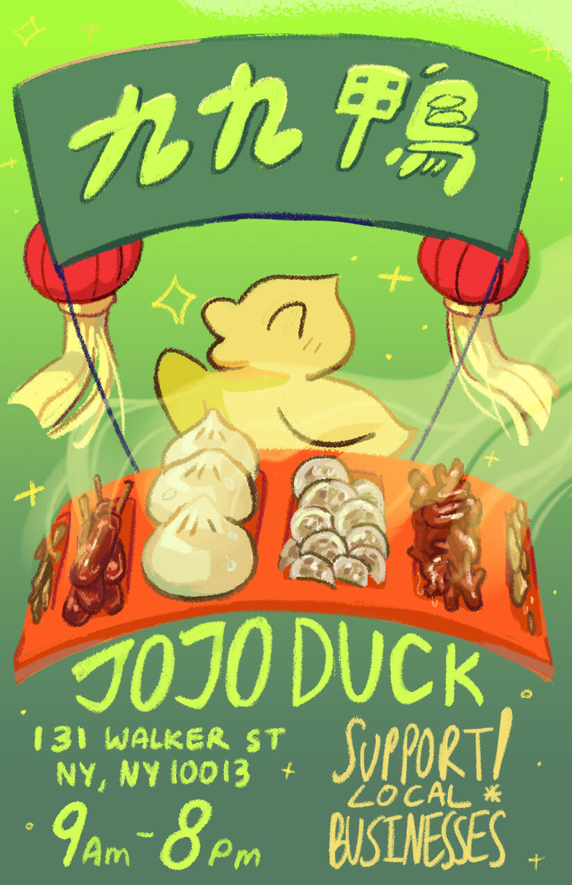 JoJo Duck Poster